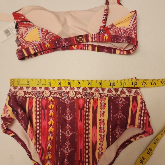 Nanette Lepore Aster Boho One Shoulder Bikini Size 6 - Picture 10 of 16